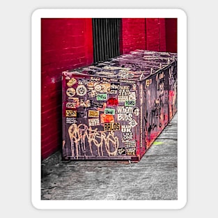 NYC Street Graffiti Sticker Tag Magnet